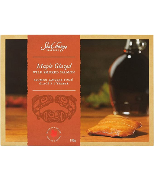 Wild Smoked Salmon Maple Glazed 100g