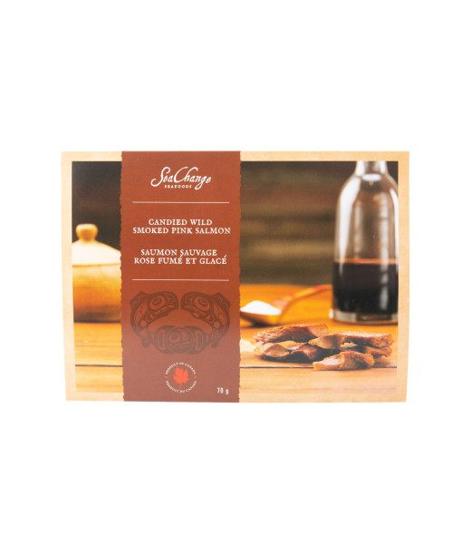 Sea Change Seafoods<br> Saumon sauvage rose fumé et glacé<br>70 g