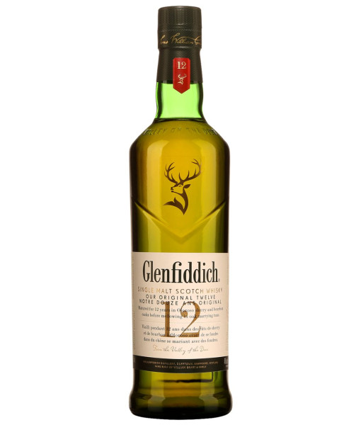 Glenfiddich 12 Years Old Highland Single Malt Scotch Whisky<br>Scotch whisky   |   750 ml   |   United Kingdom  Scotland