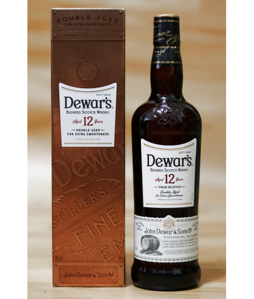 Dewar's 12 Ans Blended<br>Whisky écossais   |   1 L   |   Royaume Uni  Écosse