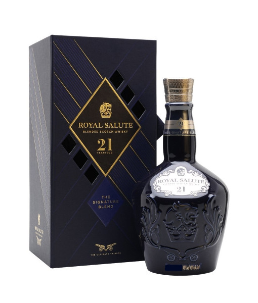 Chivas Royal Salute Scotch Blended 21 ans<br>Whisky écossais | 1 L | Royaume Uni, Écosse