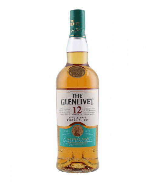 The Glenlivet 12 ans Single Malt Scotch<br>Whisky écossais | 750 ml | Royaume Uni